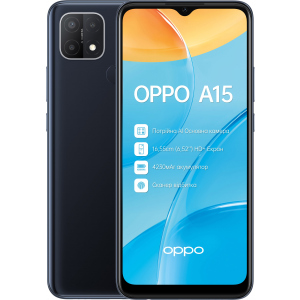 Мобильный телефон OPPO A15 2/32GB Dynamic Black лучшая модель в Черкассах