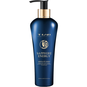 Шампунь T-LAB Professional Sapphire Energy Absolute Wash для анти-ейдж ефекту волосся та тіла 300 мл (5060466662568) в Черкасах