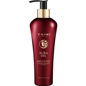 Шампунь T-LAB Professional Aura Oil Absolute Wash для розкішної м'якості та натуральної краси волосся та шкіри 300 мл (5060466662520) ТОП в Черкасах