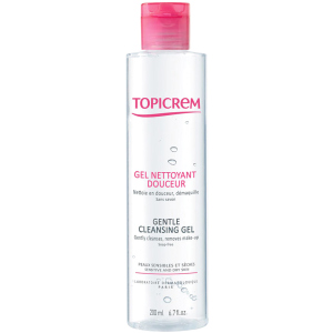 М'який гель для обличчя Topicrem Gentle Cleansing Gel 200 мл (3700281702408) краща модель в Черкасах