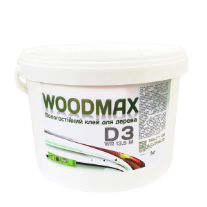 Вологостійкий клей для дерева D3 Himdecor WOODMAX 3 кг в Черкассах