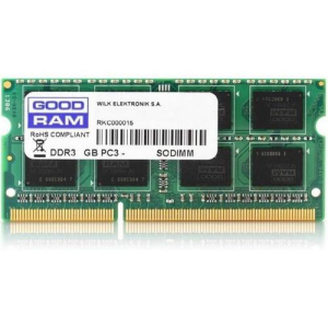 Модуль памяти GOODRAM SO-DIMM 8GB/1600 DDR3 1,35V (GR1600S3V64L11/8G) лучшая модель в Черкассах