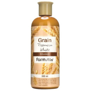 Выравнивающая эмульсия FarmStay Grain Premium White Emulsion с экстрактом ростков пшеницы 350 мл (8809426958900)