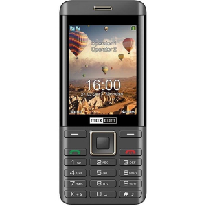 Мобільний телефон Maxcom MM236 Black-Gold