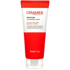 Пенка для умывания FarmStay Ceramide Moisture Cleansing Foam с керамидами 180 мл (8809480772856) лучшая модель в Черкассах