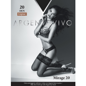 Панчохи Argentovivo Mirage 20 Den 3/4 р Cognac (8051403068496) краща модель в Черкасах