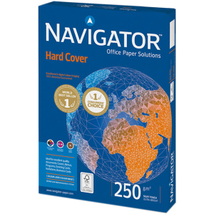 Бумага Navigator Hard Cover А4 250 г/м² класс А 125 листов Белая (5602007989453) в Черкассах