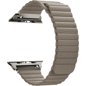 Ремінець Promate Lavish-38 для Apple Watch 38-40 мм 1/2/3/4/5/6/SE Beige (lavish-38.beige) ТОП в Черкасах