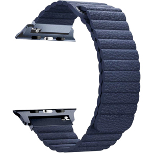 Ремінець Promate Lavish-38 для Apple Watch 38-40 мм 1/2/3/4/5/6/SE Blue (lavish-38.blue) надійний