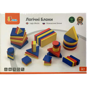 Навчальний набір Viga Toys Логічні блоки Дьєнеша (56164U) в Черкасах