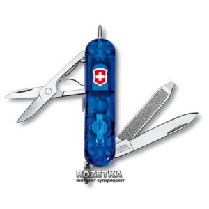 Швейцарський ніж Victorinox Signature Lite Blue (0.6226.T2) надійний