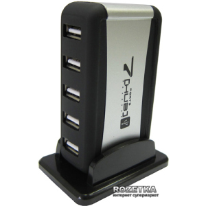 Хаб USB Lapara 7 портів USB 2.0 з блоком живлення (LA-UH7315) в Черкасах