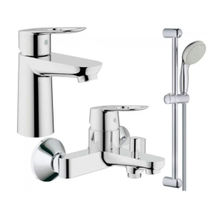 Набір змішувачів GROHE BauLoop 123214S (23337000 + 32815000 + 27598001) ТОП в Черкасах