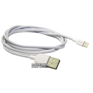 Кабель синхронізації JCPAL MFI USB to Lightning для Apple iPhone 1 м White (JCP6022) ТОП в Черкасах