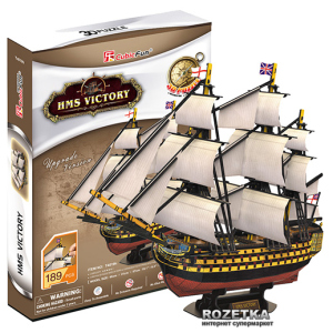 3D пазл CubicFun HMS Victory (T4019h) лучшая модель в Черкассах