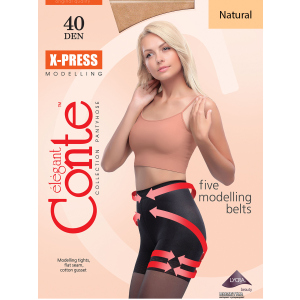 купити Колготки Conte X-press 40 Den 5 р Natural -4810226007853