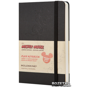 Нотатник Moleskine Disney 9 х 14 см 192 сторінки без лінівки Чорна (9788866137894) в Черкасах