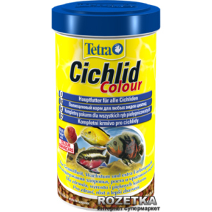 хорошая модель Корм Tetra Cichlid Colour для аквариумных рыб в гранулах 10 л (4004218201392)