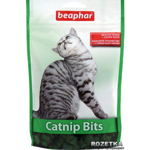 Подушечки Beaphar Catnip Bits с кошачьей мятой для кошек и котят 150 г (13249) (8711231132492) лучшая модель в Черкассах