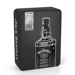 Теннессі Віскі Jack Daniel's 0.7 л 40% в металевій коробці з двома келихами (5099873045855) ТОП в Черкасах