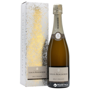 Шампанське Louis Roederer Brut Gift Box біле брют 0.75 л 12% (3114080016053_3114080116050)