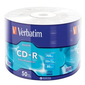 Verbatim CD-R 700 MB 52x Wrap 50 шт (43787) в Черкасах