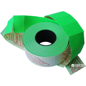 Етикет стрічка Printex 26х16 мм 900 етикеток прямокутна 36 шт Green (5865) рейтинг