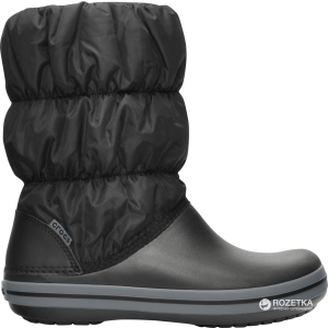 Дутики Crocs Jibbitz Winter Puff Boot 14614-070-W10 41-42 26.3 см Чорні (883503941168) краща модель в Черкасах