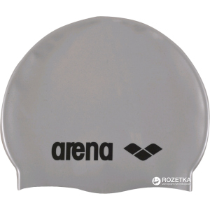 Шапочка для плавання Arena Classic Silicone 91662-51 Silver (3468333887403)