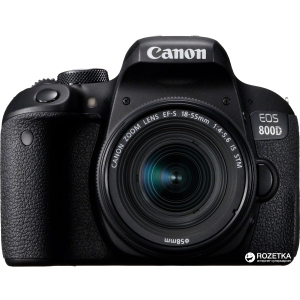 Фотоаппарат Canon EOS 800D 18-55mm IS STM Black (1895C019) Официальная гарантия! в Черкассах