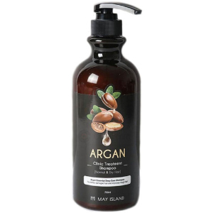 Восстанавливающий шампунь для волос May Island Argan Clinic Treatment Shampoo 750 мл (8809515400631) надежный