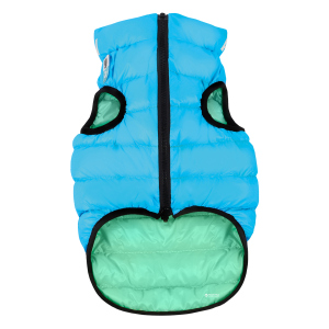 Двостороння курточка для собак Airy Vest Lumi для маленьких собак XS 30 М'ятно-блакитна (2144) в Черкасах