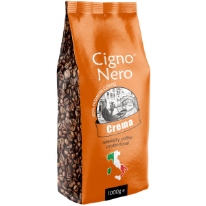 Кофе в зернах Cigno Nero Crema 1 кг (4820154091381) краща модель в Черкасах