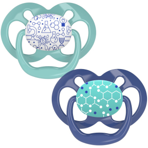 Пустышка Dr. Brown's Advantage Голубая химия 6-12 месяцев 2 шт (PA22002-INTLX) в Черкассах