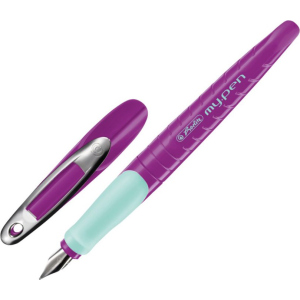 купити Ручка перова для правши Herlitz My.Pen Purple-Mint Синя Фіолетовий корпус (11167988)