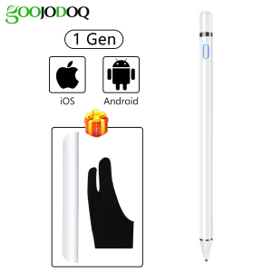 Стилус универсальный Goojodoq Active 1 Gen Android iPhone (iPad до 2017) 1.5mm White