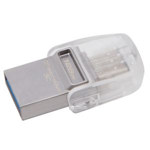 Kingston DataTraveler microDuo 3C 128GB (DTDUO3C/128GB) ТОП в Черкассах