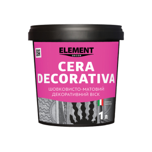 Декоративний воск CERA DECORATIVA ELEMENT DECOR 1 л ТОП в Черкассах