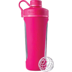 Шейкер BlenderBottle Radian Glass з кулькою 820 мл Рожевий (Glass_Pink) краща модель в Черкасах