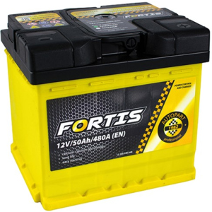 Автомобільний акумулятор 50 Ah/12V FORTIS (0) Euro (FRT50-00) краща модель в Черкасах