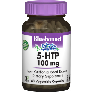 Аминокислота Bluebonnet Nutrition 5-HTP (Гидрокситриптофан) 100 мг 60 капсул (743715000513) лучшая модель в Черкассах