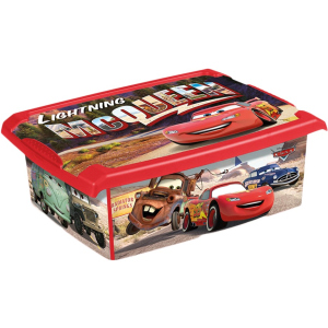 Ящик для зберігання Keeeper Cars 29 x 14 x 39 см 10 л Червоний (2730kee-червоний) краща модель в Черкасах