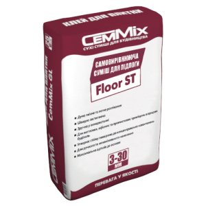 Самовыравнивающаяся смесь для пола 2 до 30 мм цементно-гипсовая CemMix Floor ST лучшая модель в Черкассах