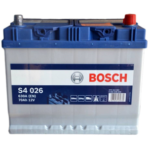 купить Автомобильный аккумулятор Bosch 70Аh (-/+) ASIA Евро S4026 (630EN) (0 092 S40 260)