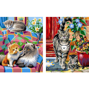 Набор для творчества Sequin Art Painting by numbers Junior-Pairs Cats 23x30 см (SA0213) надежный