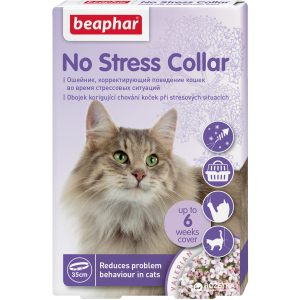 Антистресс ошейник Beaphar No Stress Collar cat для кошек 35 см (13228) (8711231132287) ТОП в Черкассах