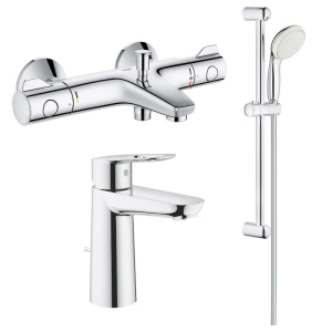 Набір змішувачів Grohe Grohtherm 800 + BauLoop 34550TM ТОП в Черкасах