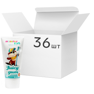 Упаковка зубної пасти Bioton cosmetics Juicy Gum 50 мл х 36 шт (4820026152783) ТОП в Черкасах