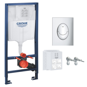 Інсталяція GROHE Rapid SL 3 в 1 39503000 з панеллю змиву Skate Air S 37965000 хром ТОП в Черкасах