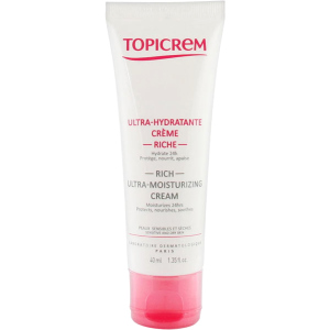 Ультраувлажняющий крем Topicrem Rich Ultra-Moisturizing Cream для сухой и чувствительной кожи лица 40 мл (3700281703320) в Черкассах